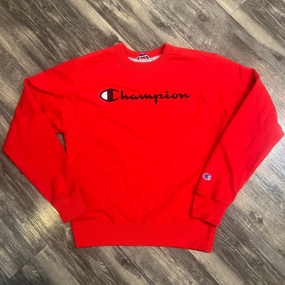 Red Champion Sweatshirt